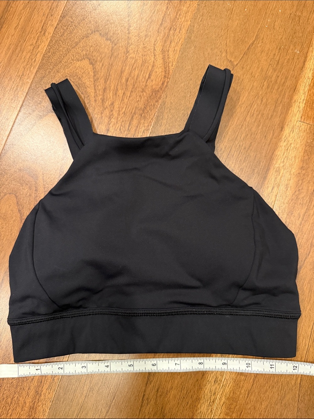 lululemon athletica Black High-Neck Workout Bra